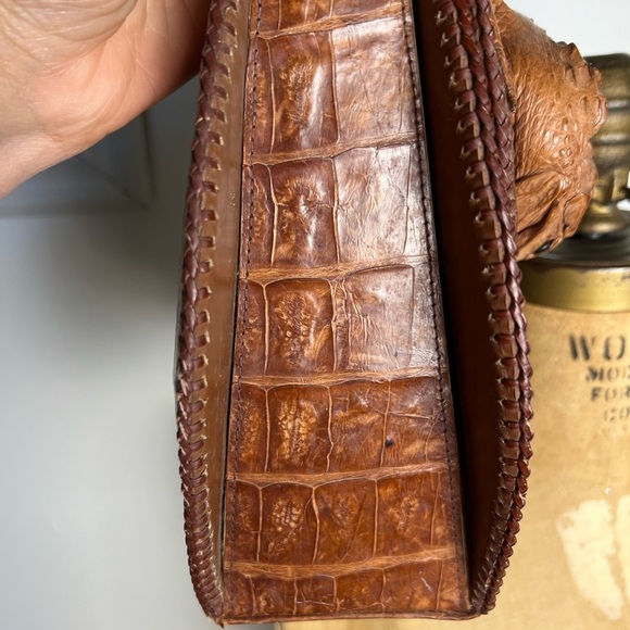 Vintage alligator leather purse made in Cuba - Picture 7 of 10